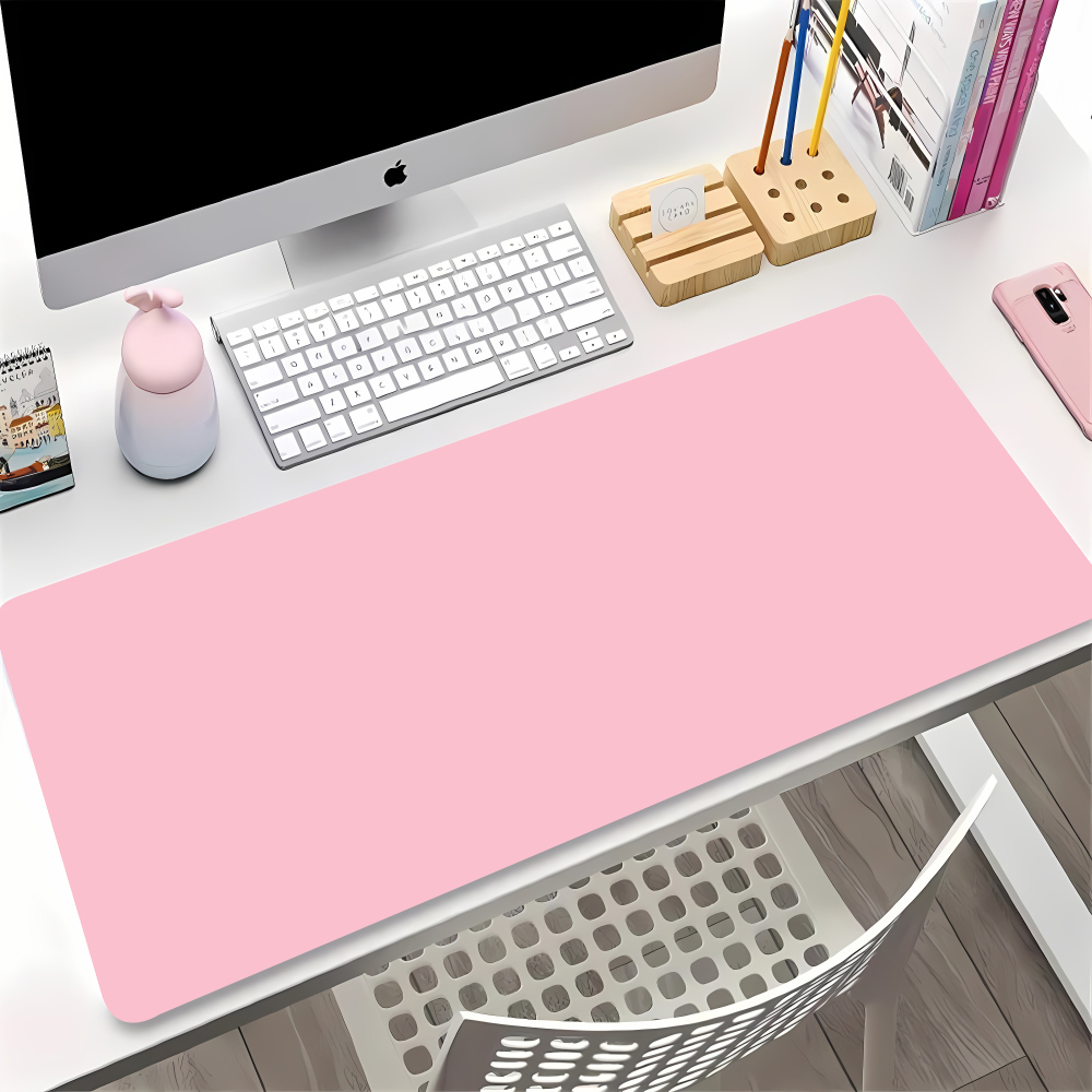 Office Desk Tech Accessories - Solid Color Gaming Mouse Pad Gamer