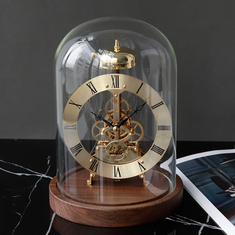 Office Xp - New Luxury Mechanic Metal Desk Clock