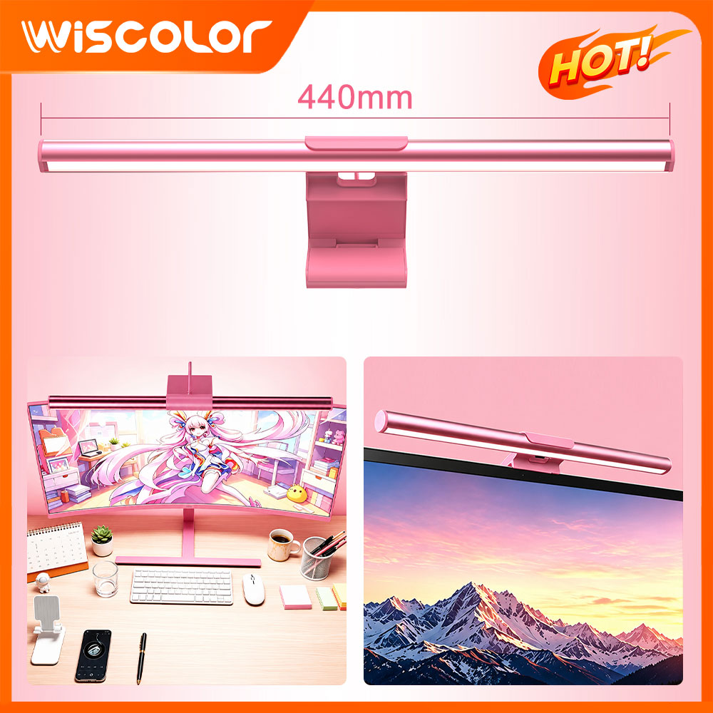 Office Desk Tech Accessories - Monitor Light Bar Led Lights Smart