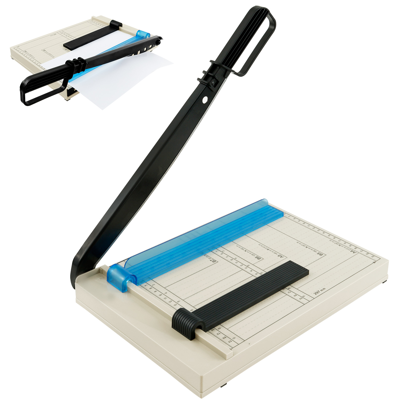Paper Cutting Guillotine - Guillotine Paper Cutter with Safety Guard