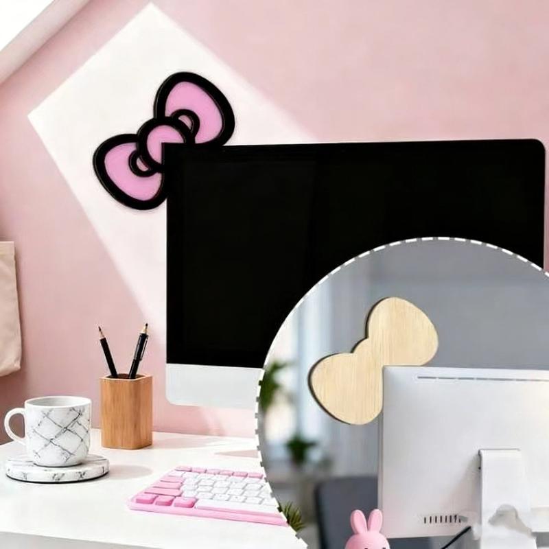 New 1/2Pcs Wooden Bowknot PC A - đánh giá và giá Office Desk Tech Accessories