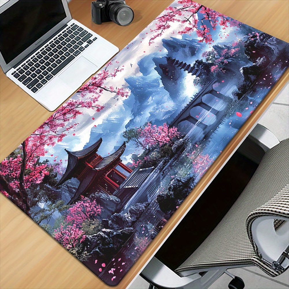 Cherry Blossom Ink Painting La - đánh giá và giá Office Desk Tech Accessories