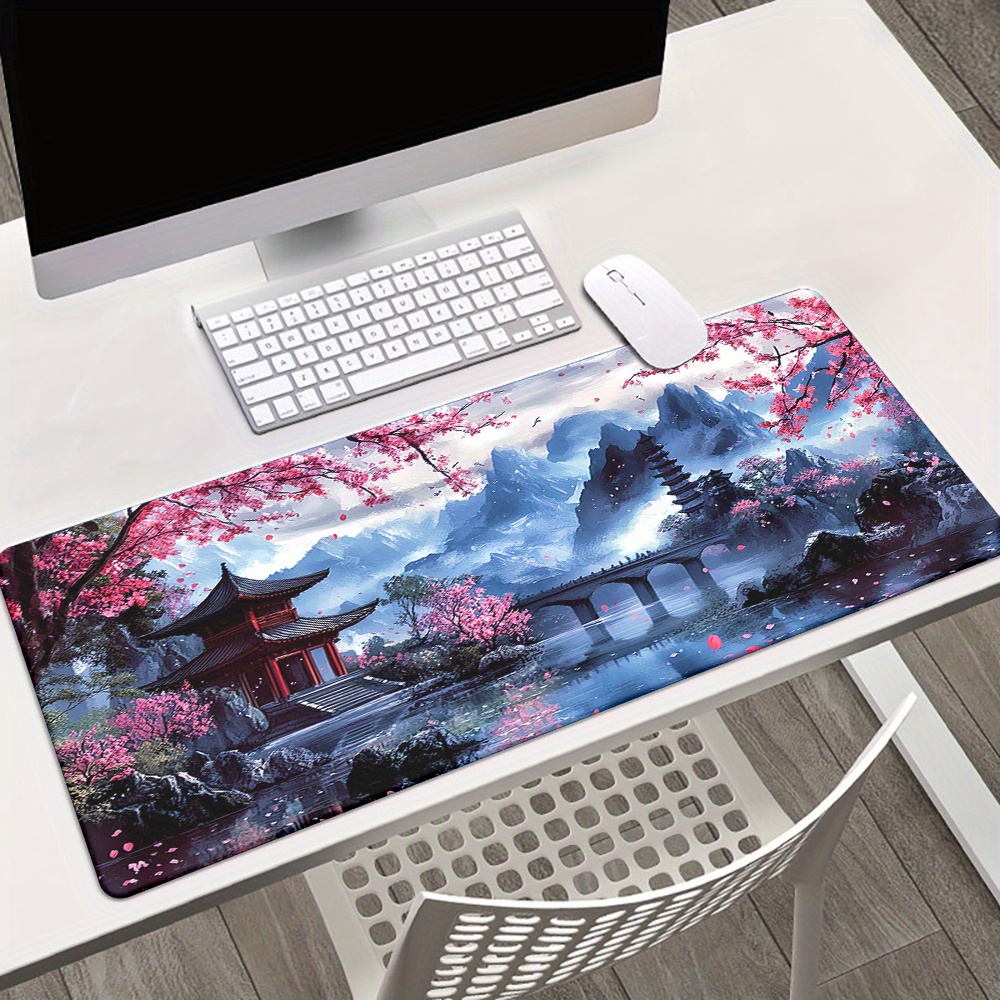 Cherry Blossom Ink Painting La - đánh giá và giá Office Desk Tech Accessories