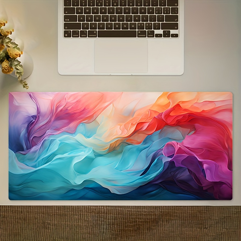 Large Abstract Color Mouse Pad - đánh giá và giá Office Desk Tech Accessories