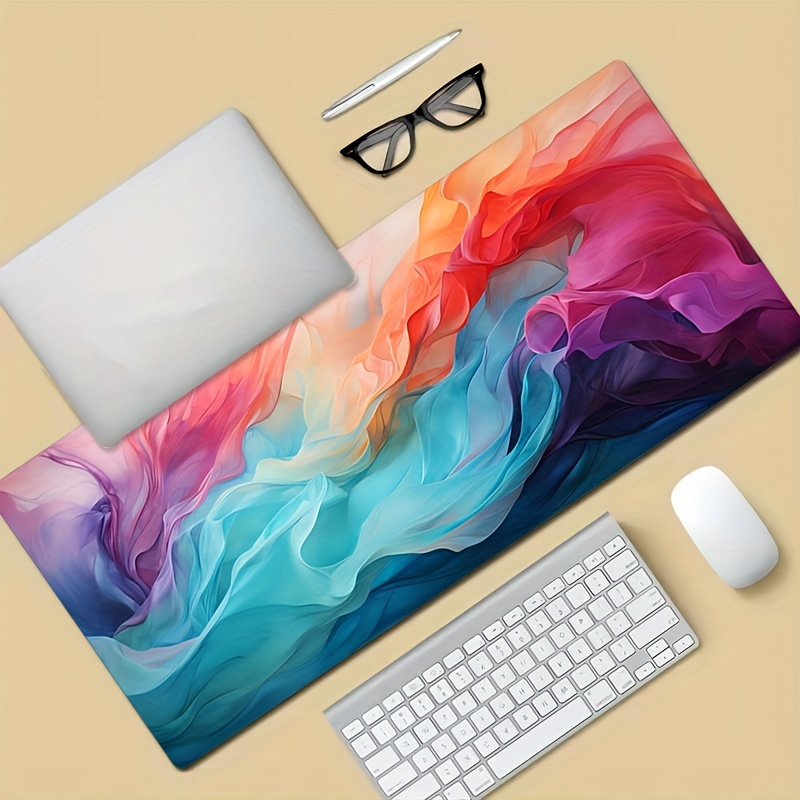 Large Abstract Color Mouse Pad - đánh giá và giá Office Desk Tech Accessories