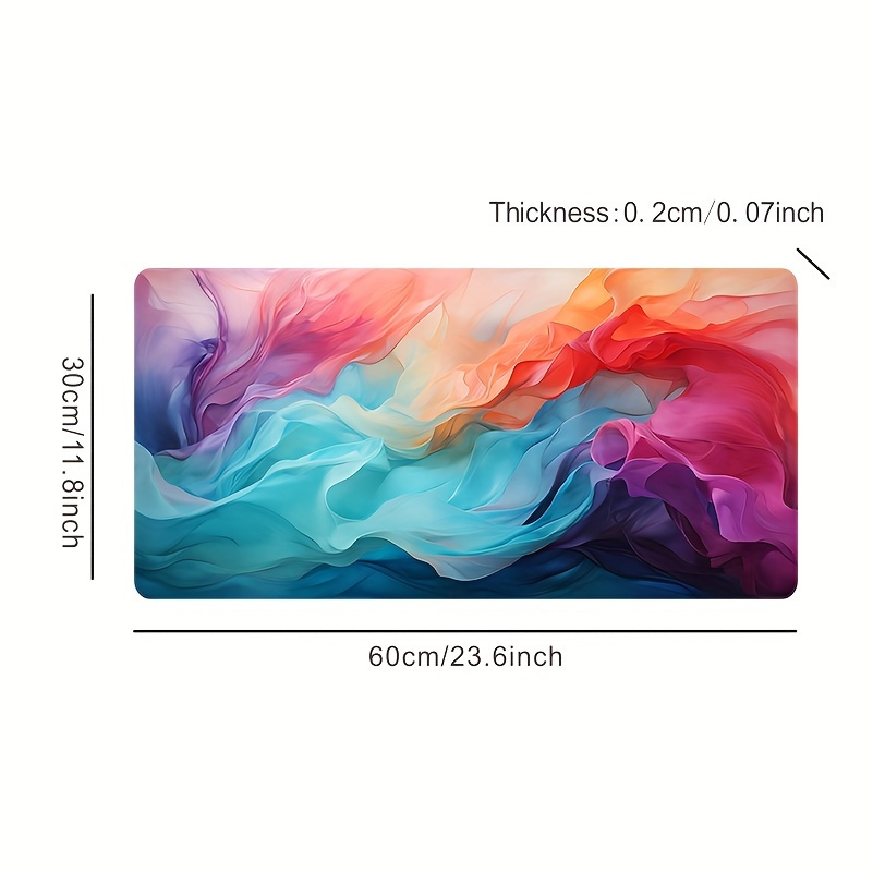 Large Abstract Color Mouse Pad - đánh giá và giá Office Desk Tech Accessories
