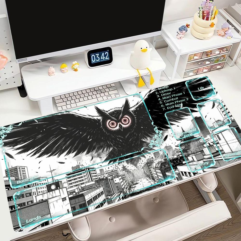 City dark beast playmat cyan t - đánh giá và giá Office And Tech