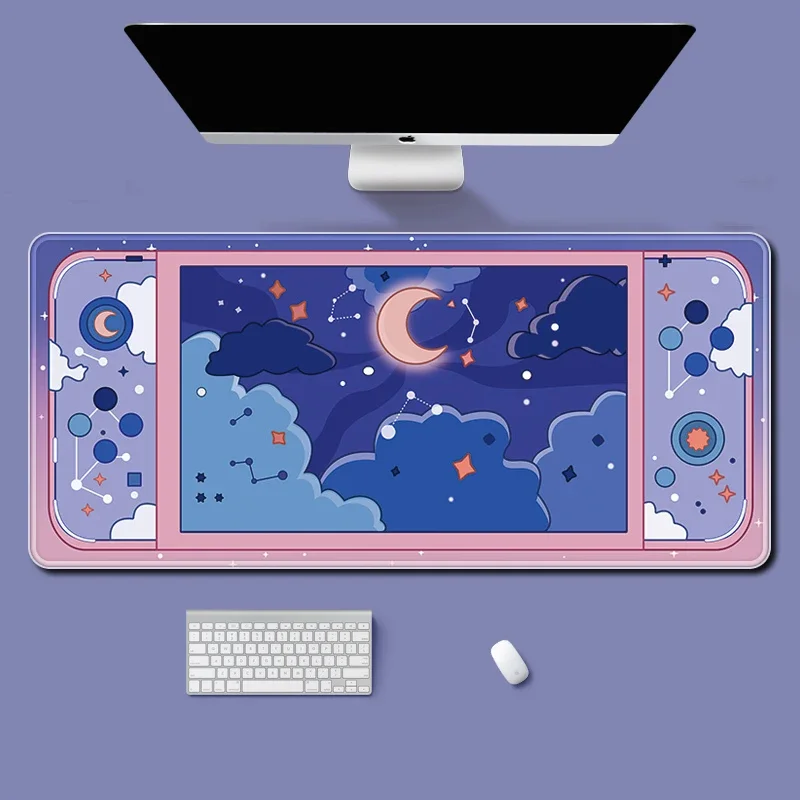 Moon and Stars Large Desk Mat  - đánh giá và giá Office Desk Tech Accessories