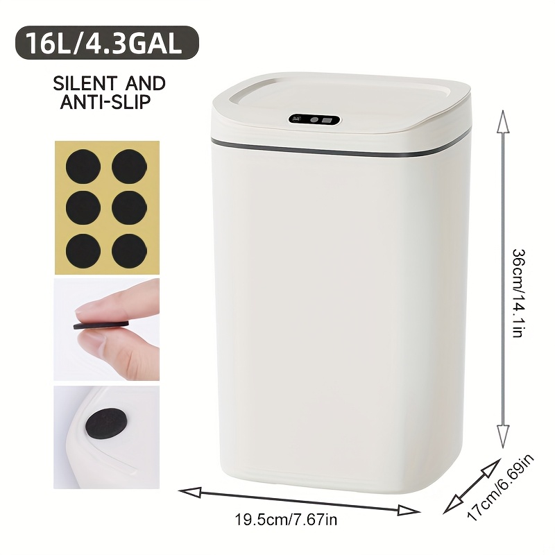 Hands-Free Smart Trash Can wit - đánh giá và giá Office Tech Essentials
