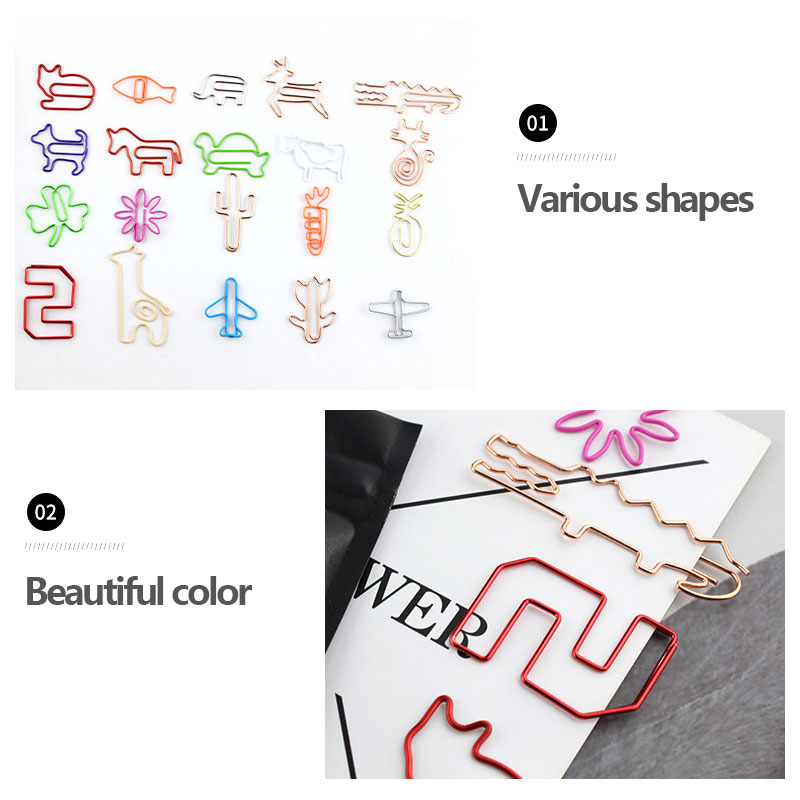 30 PCS Kawaii Paper Clips Book - đánh giá và giá Office Desk Tech Accessories