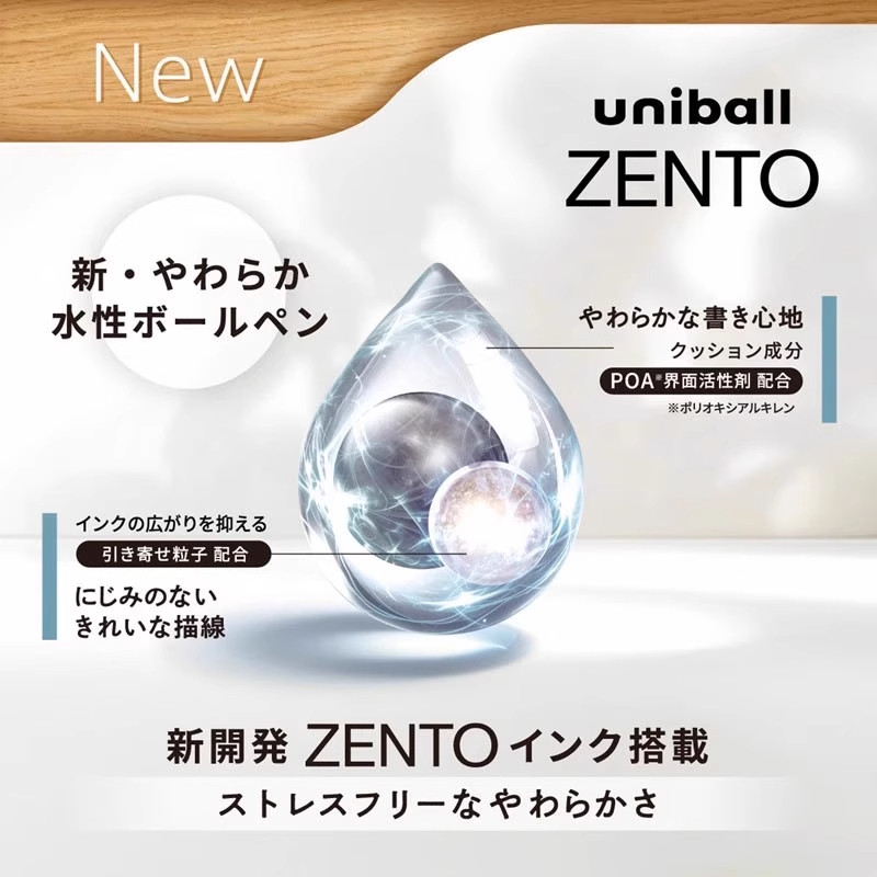 Uni-ball ZENTO Gel Pen 0.38mm/ - đánh giá và giá Office Tech Essentials