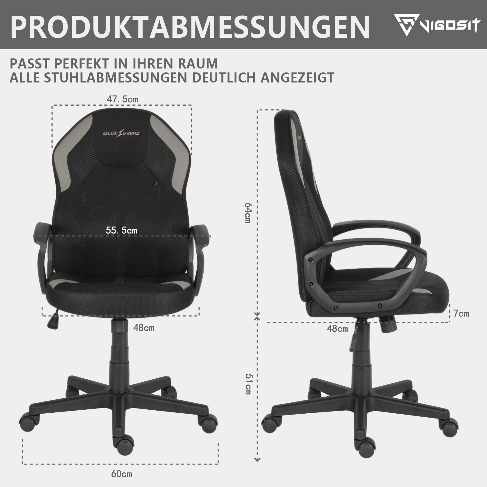 Vigosit Ergonomic Office Chair - đánh giá và giá Office Tech Furniture