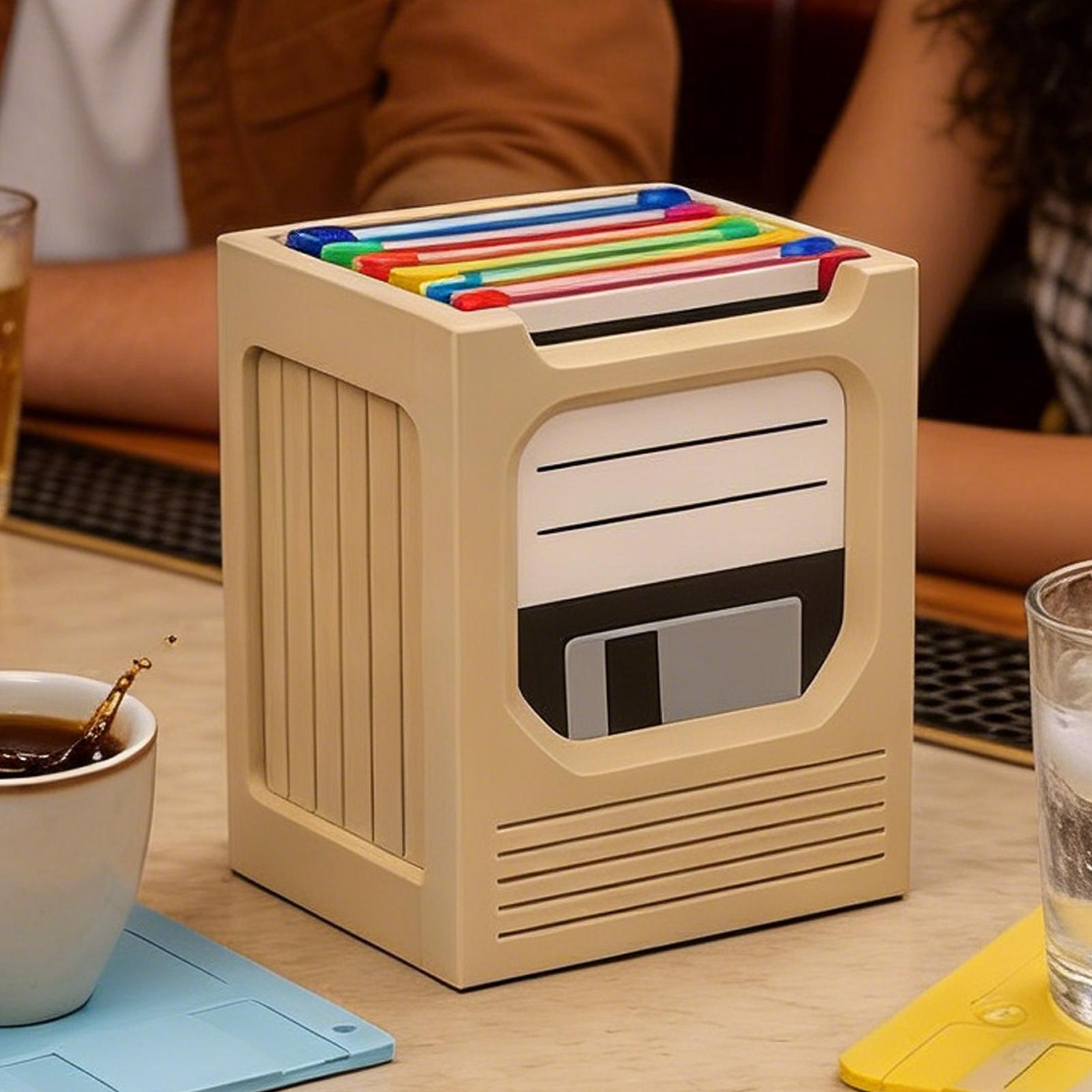 Retro Tech Coaster Holder Set  - đánh giá và giá Office And Tech