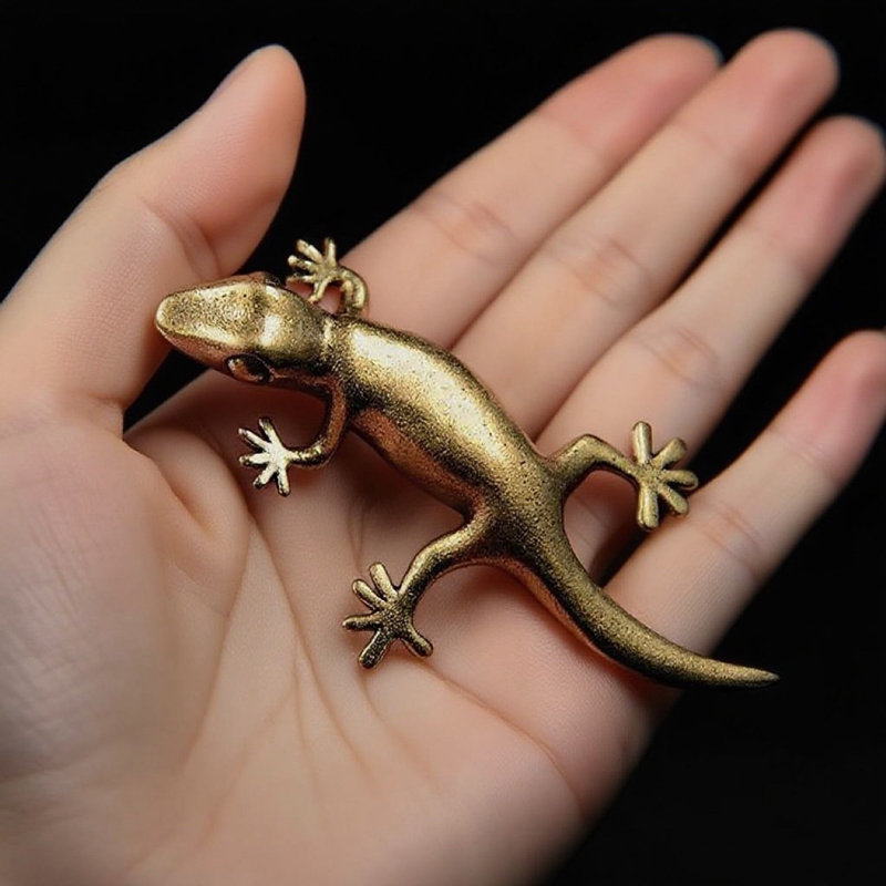 Handmade Bronze Retro Gecko Li - đánh giá và giá Office Desk Tech Accessories
