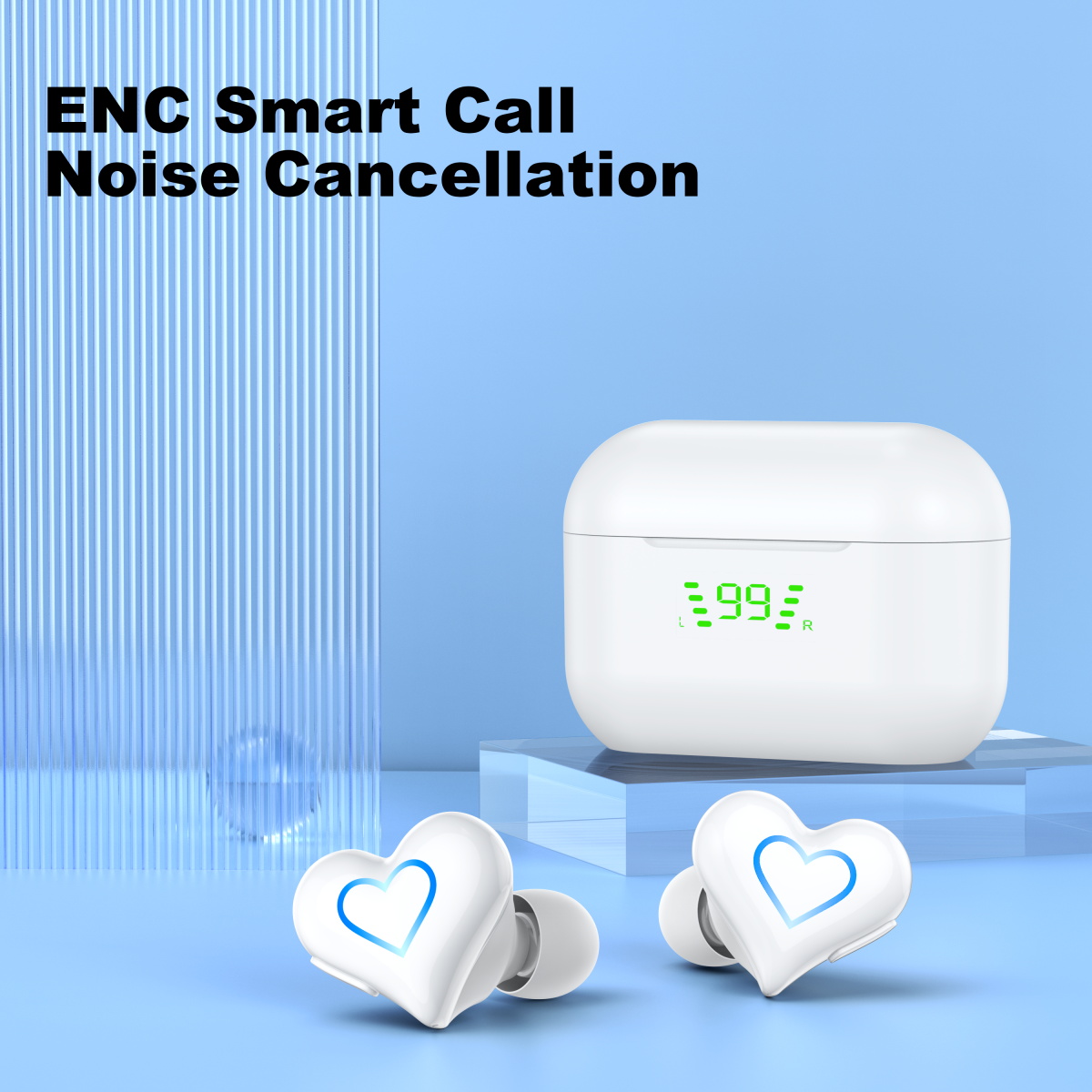 New heart shaped wireless blue - đánh giá và giá Office Tech Essentials