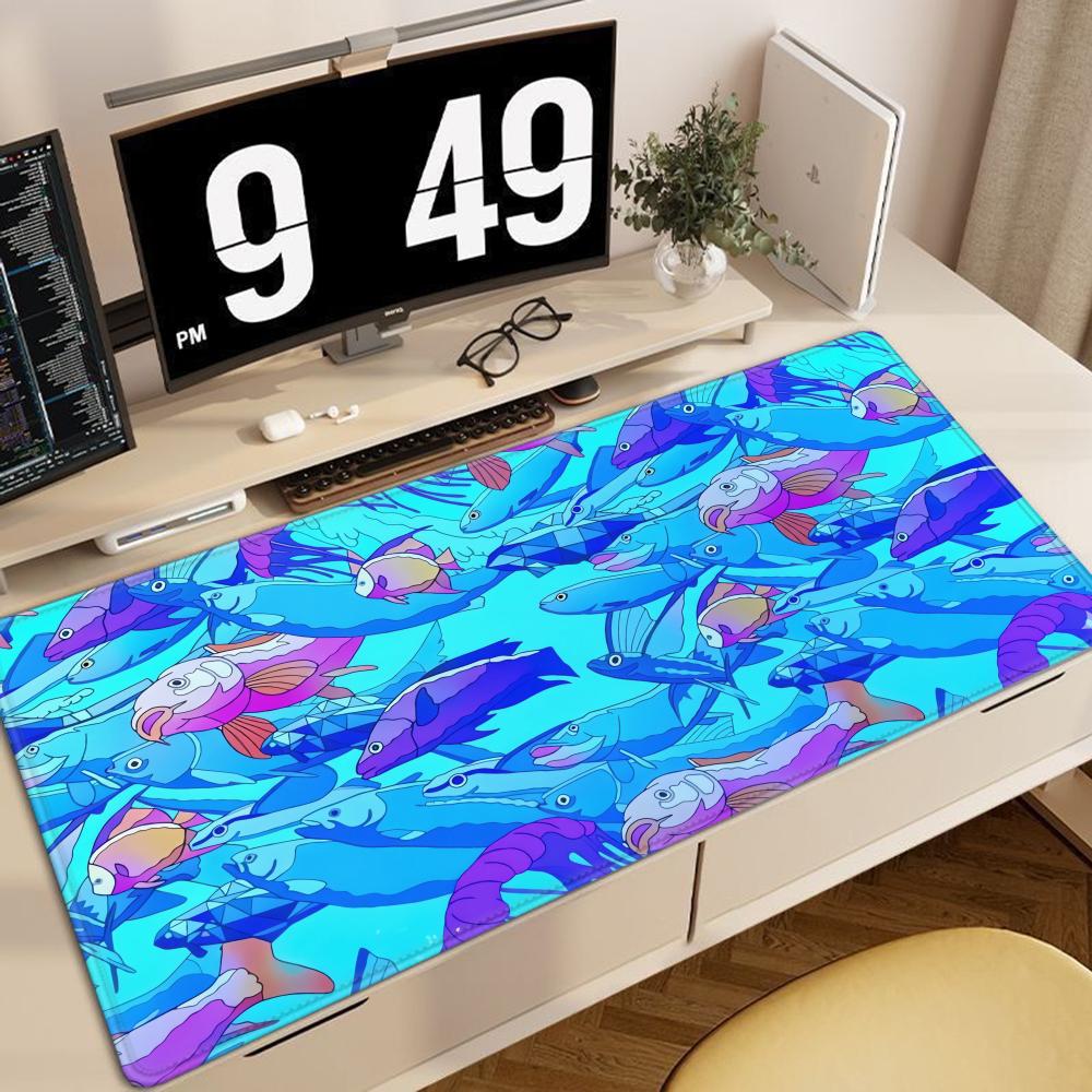 HD Printing Fish Rubber Mouse  - đánh giá và giá Office Desk Tech Accessories