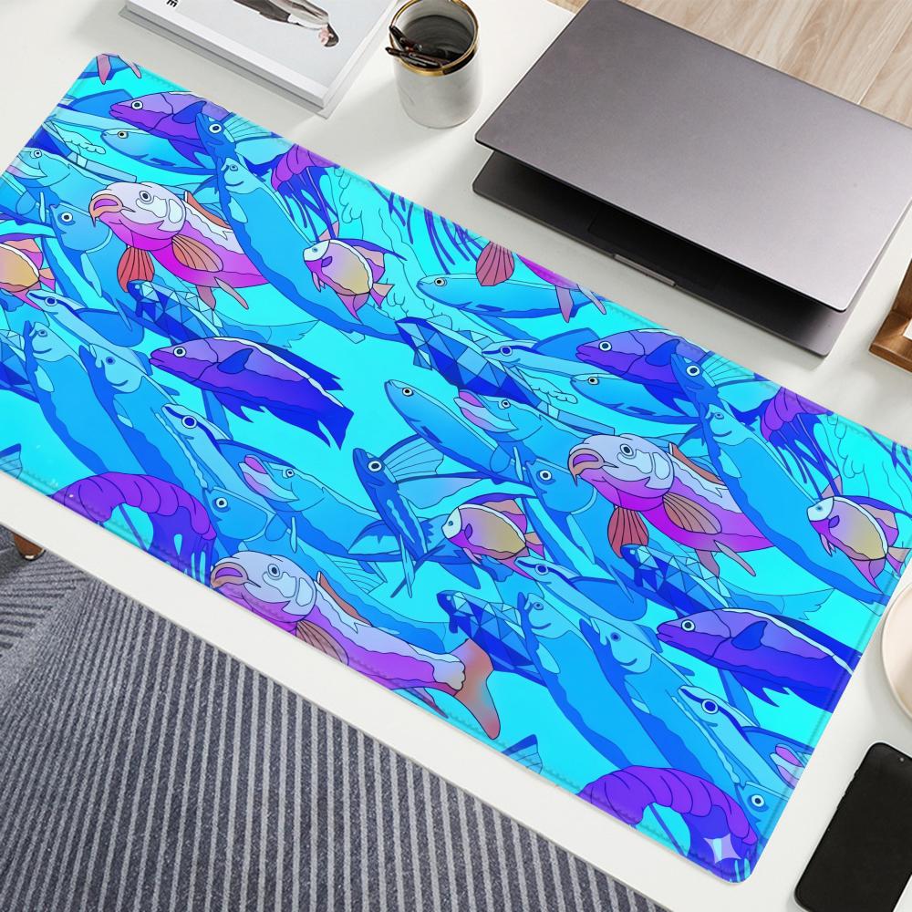 HD Printing Fish Rubber Mouse  - đánh giá và giá Office Desk Tech Accessories